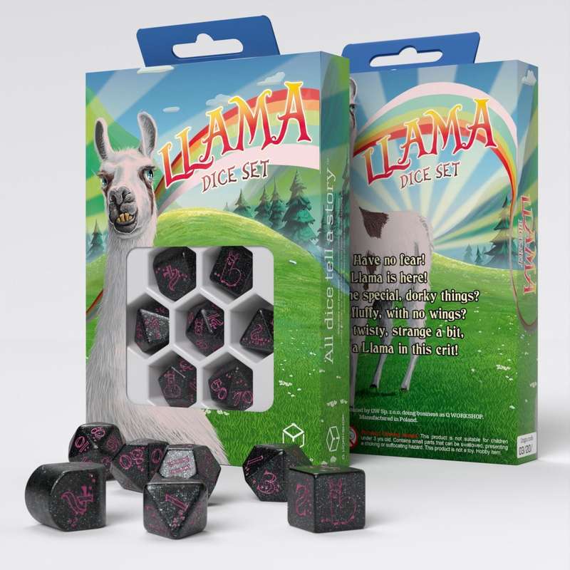 Llama Dice Set Spitty (Dice Sets & Games)