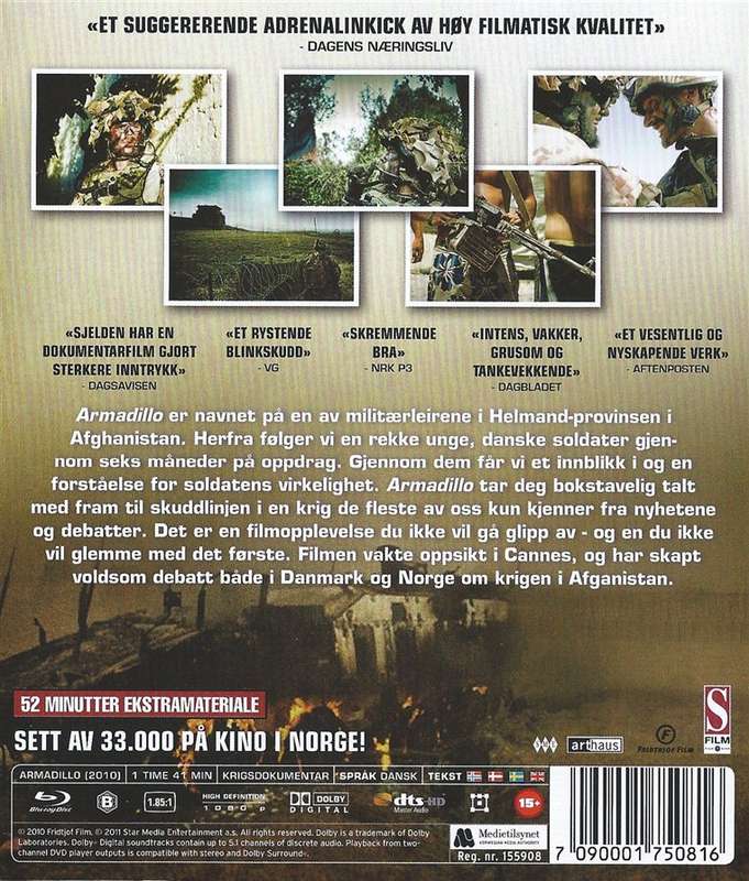 Armadillo (2010) (Blu-ray) (Second-Hand)