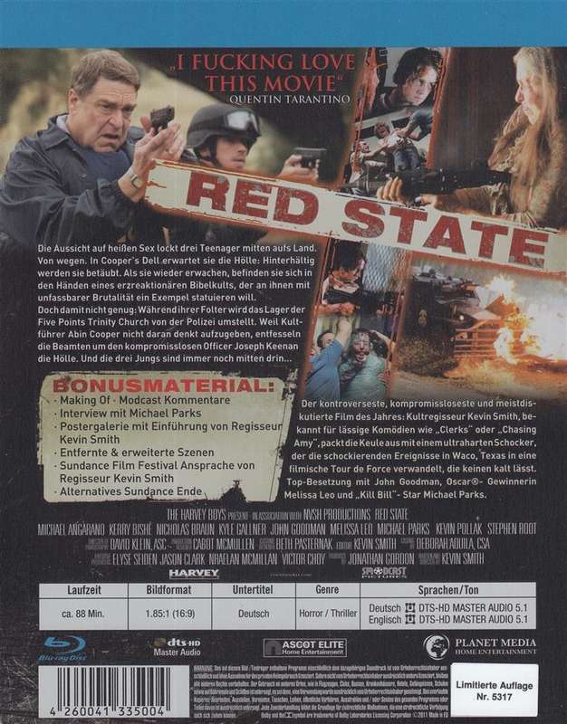 Red State (2011) (Steelbook) (Blu-ray) (Second-Hand)