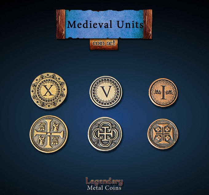 Medieval Units Coin Set (24) (Coins)