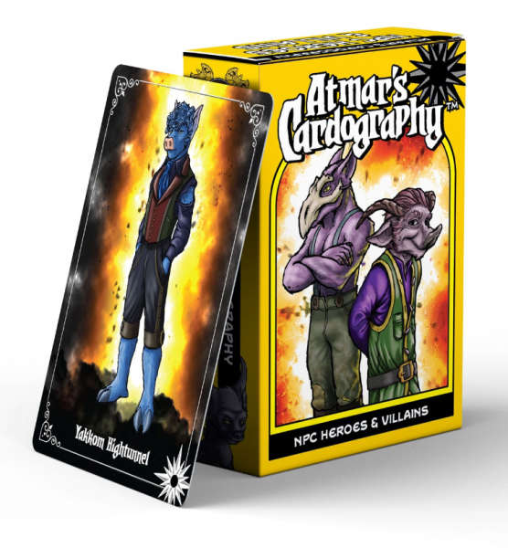 Atmars Cardography NPCs Heroes & Villains (Board & Card Game Accessories)
