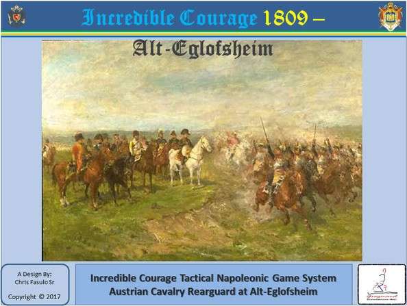 Incredible Courage 100 Days Alt Eglofsheim 1809 (NO DMG CLAIMS) (Board Games)