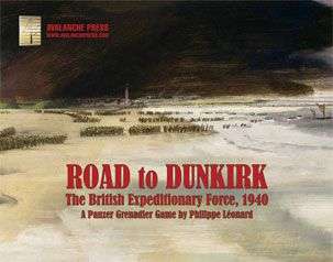 Panzer Grenadier Road to Dunkirk OOS (Board Games)