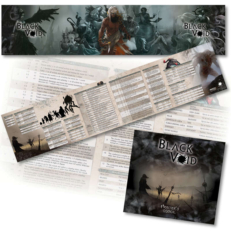 Black Void Arbiters Screen (RPGs)
