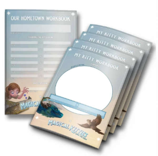Magical Kitties Save the Day Hometown Create your On Workbook Pack (Board Games)
