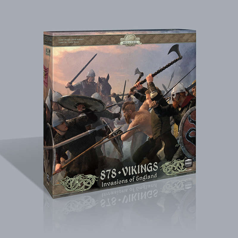 878 Vikings Invasion of England Square Box (Board Games)
