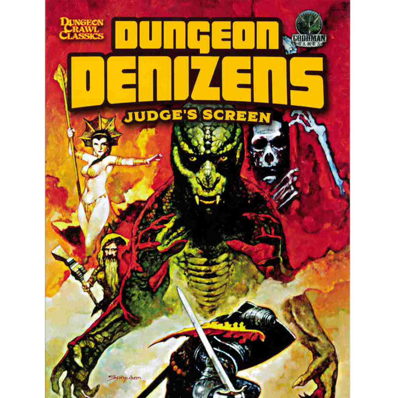 Dungeon Crawl Classics Dungeon Denizens Judge's Screen (RPGs)