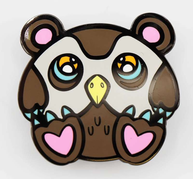 Baby Monster Pin Owl Bear (Dice Sets & Games)