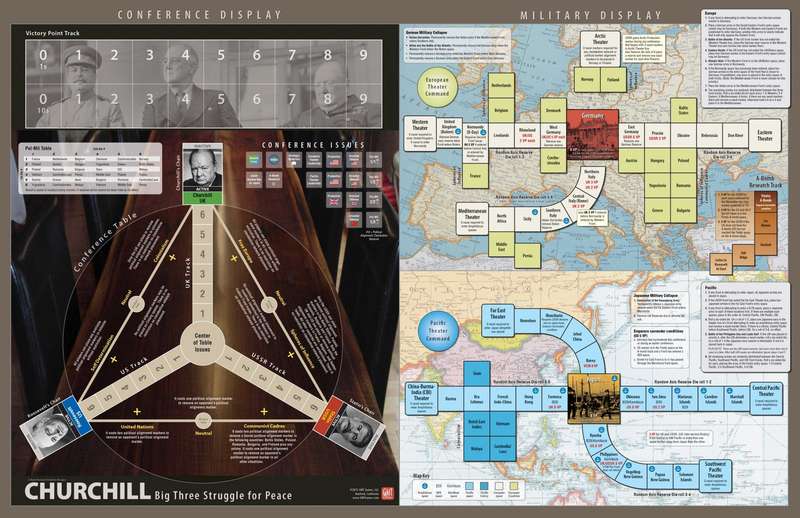 Churchill Mounted Map Set (Maps)