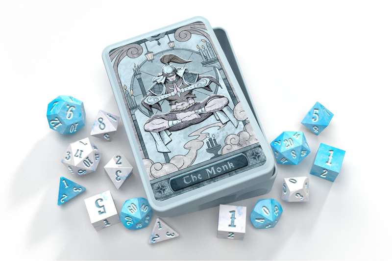 Class-Specific Dice Set Monk (Pathfinder and 5E) (Dice Sets & Games)