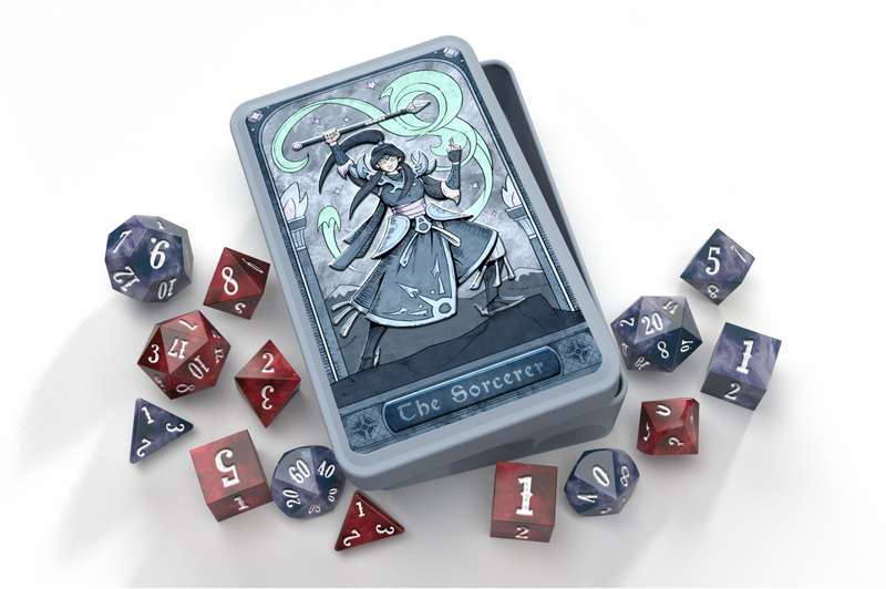 Class-Specific Dice Set Sorcerer (Pathfinder and 5E) (Dice Sets & Games)