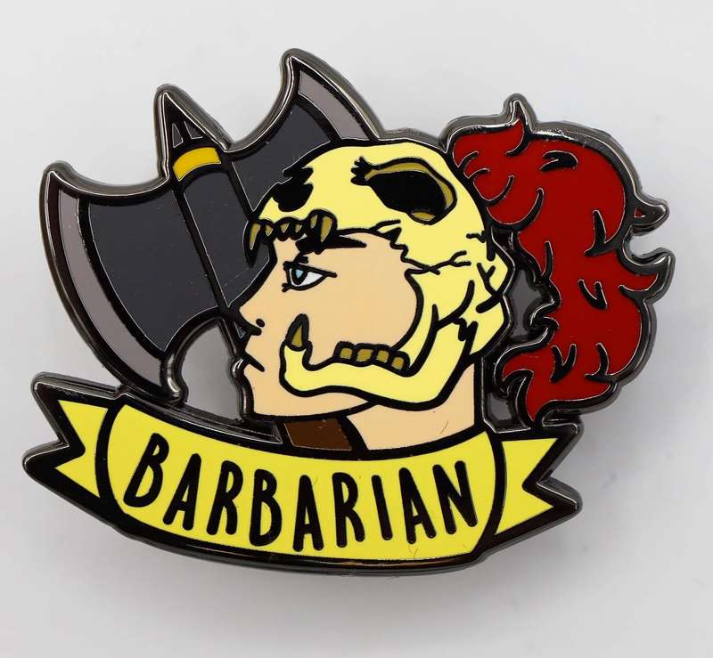 Banner Class Pins Barbarian (Board & Card Game Accessories)