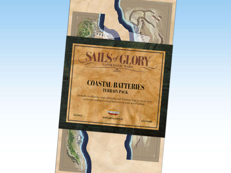 Sails of Glory: Terrain Pack Coastal Batteries Reprint (Board & Card Game Accessories)