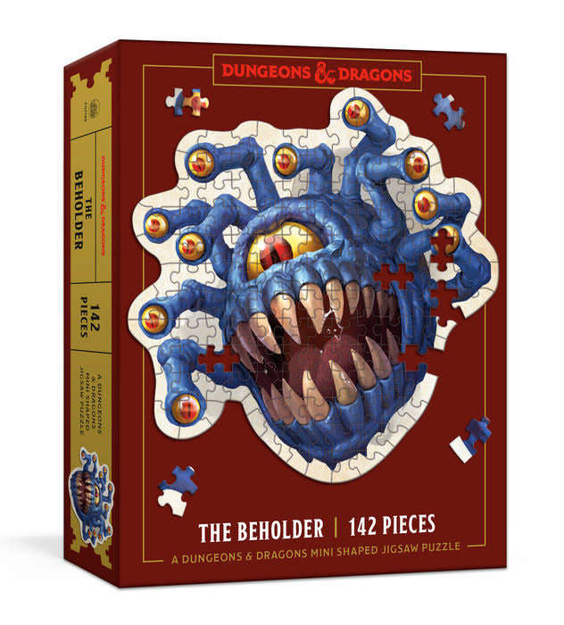 D&D Mini Shaped Jigsaw Puzzle Beholder Edition (Board & Card Game Accessories)