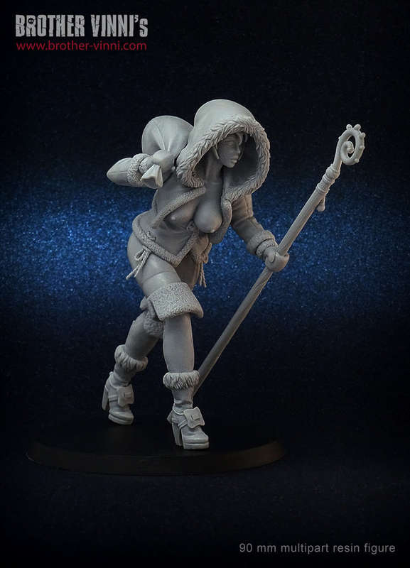 90mm Christmas Girl (Miniatures)
