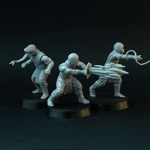 28mm Evil Ninjas (3) (Miniatures)