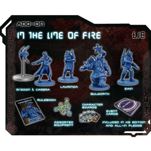 Core Space In the Line of Fire (Board & Card Game Accessories)