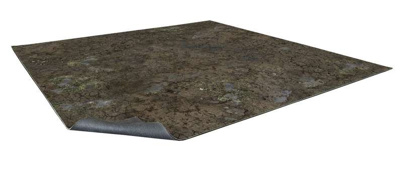 Muddy Streets Gaming Mat 2x2 (Gaming Mats)