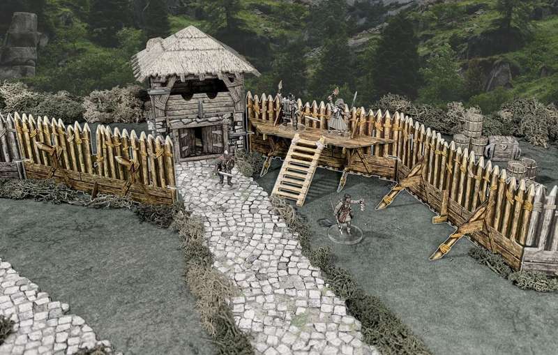 Palisade Walls (Board & Card Game Accessories)