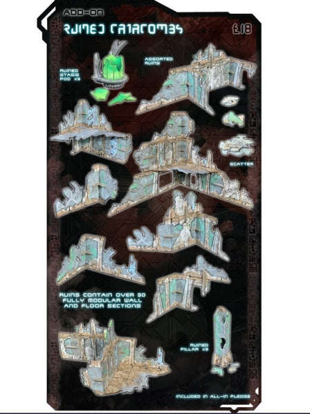 Ruined Catacombs (Board & Card Game Accessories)