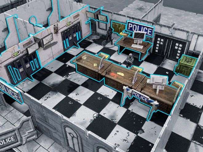 Police Precinct (Board & Card Game Accessories)