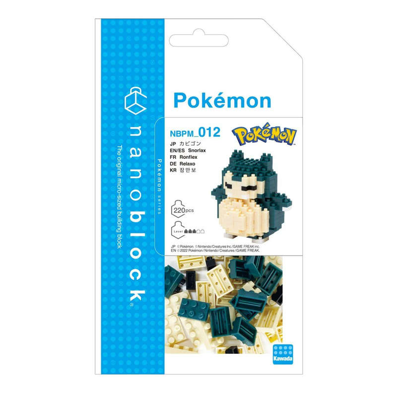 Nanoblock Pokemon Series Snorlax (3D Puzzles)