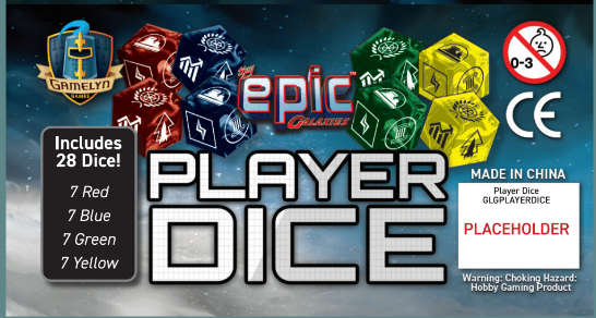 Tiny Epic Galaxies Players Dice (28) (Dice Sets & Games)