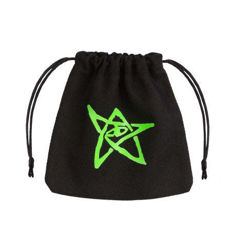 Call of Cthulhu Black & green Dice Bag (BCTH102) (Dice Sets & Games)