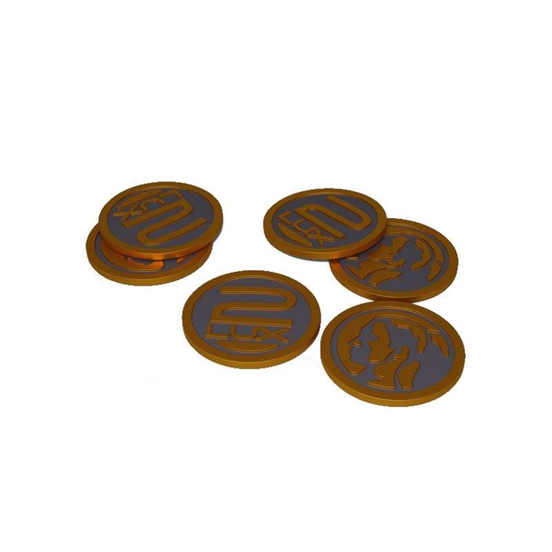 Capital Lux 2 Metal Coins OOP (Coins)