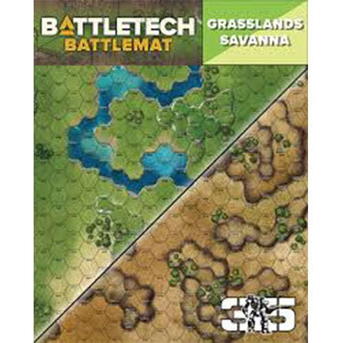 BattleTech Neoprene BattleMat Grasslands Savannah (RPGs)