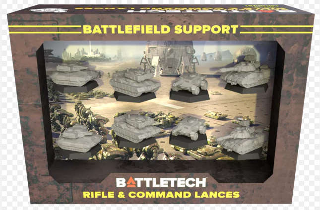 BattleTech Battlefield Support Rifle & Command Lances (RPGs)