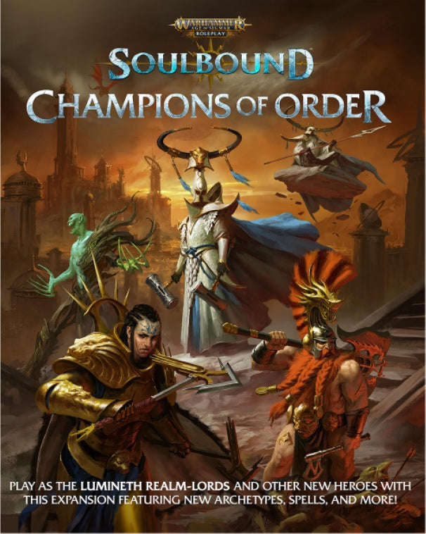 Warhammer Age of Sigmar Soulbound RPG Champions of Order (RPGs)