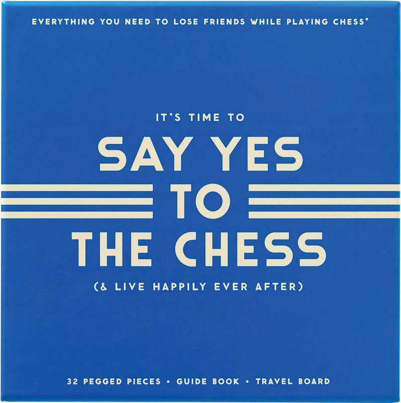 Say Yes To the Chess Game Set (Board & Card Game Accessories)