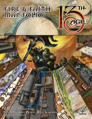 13th Age Fire & Faith Map Folio (Maps)