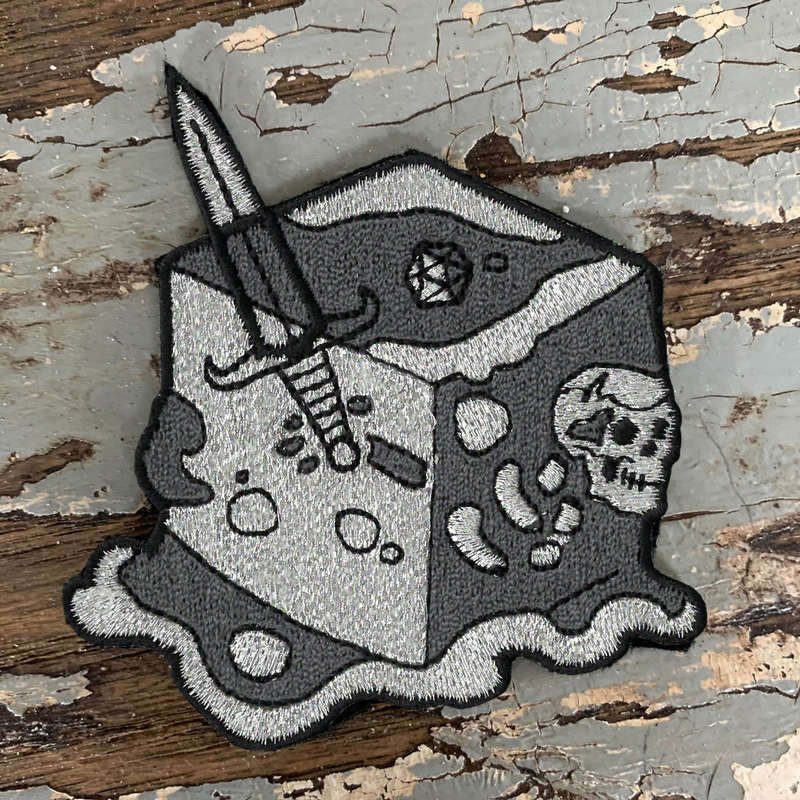 Black Ooze Embroidered Patch (Board & Card Game Accessories)