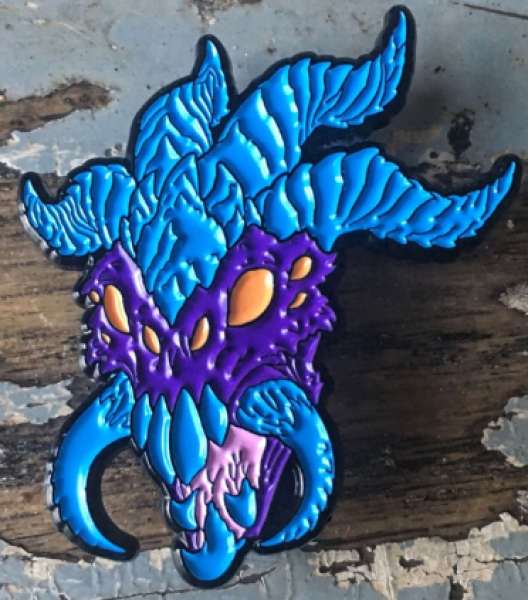 Space Squid Enamel Pin Purple (Board & Card Game Accessories)
