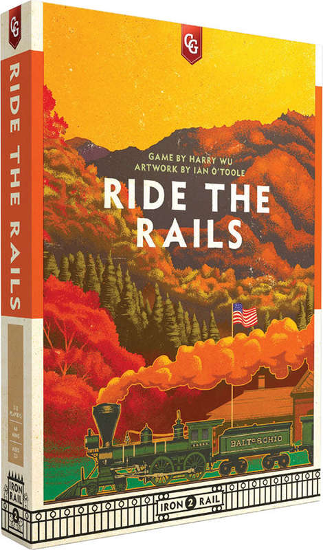 Iron Rail 2 Ride the Rails (Board Games)
