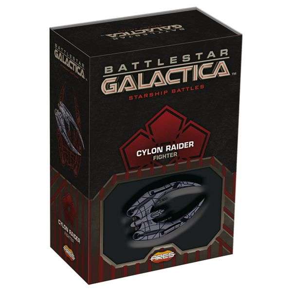 Battlestar Galactica Starship Battles Cylon Raider Spaceship Pack OOP (Board Games)