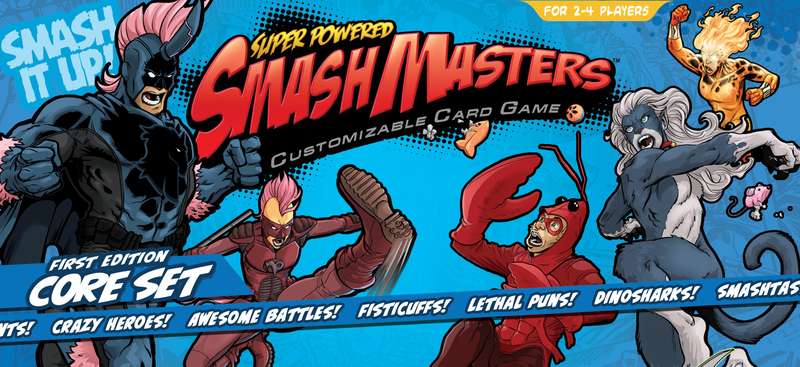 Super Powered Smash Masters CCG Core Set (Board Games)
