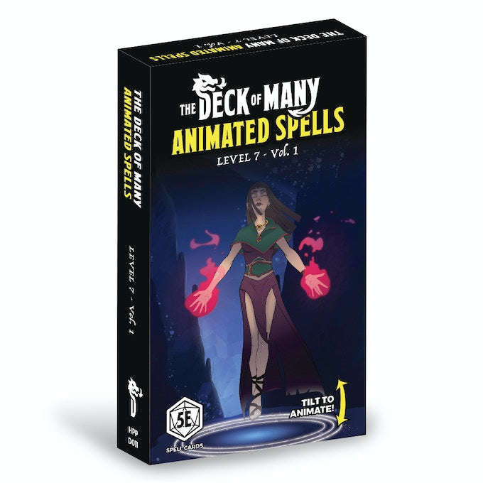 Deck of Many Animated Spells Level 7 Volume 1 5E (RPGs)