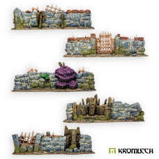 Dark Forest Stone Fence (5) (Miniatures)