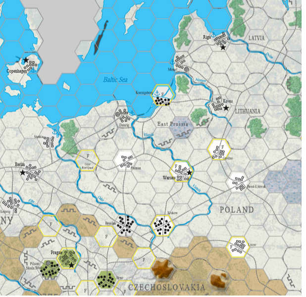 World at War 74 Munich War World War II in Europe 1938 (Board Games)