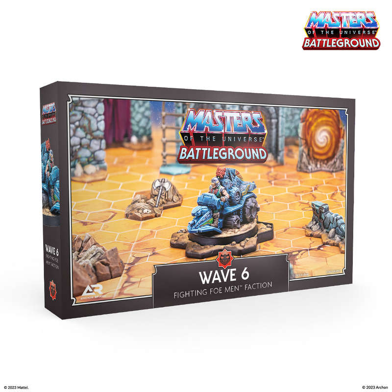 Masters of the Universe Battleground Wave 6 Fighting Foe Men Faction US (Miniatures)