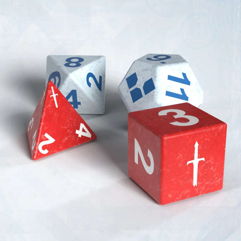 Knights of the Round Academy RPG Custom Dice (24) (Dice Sets & Games)