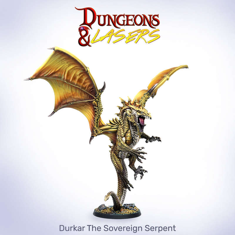 Dungeons & Lasers Durkar The Sovereign Serpent (Miniatures)