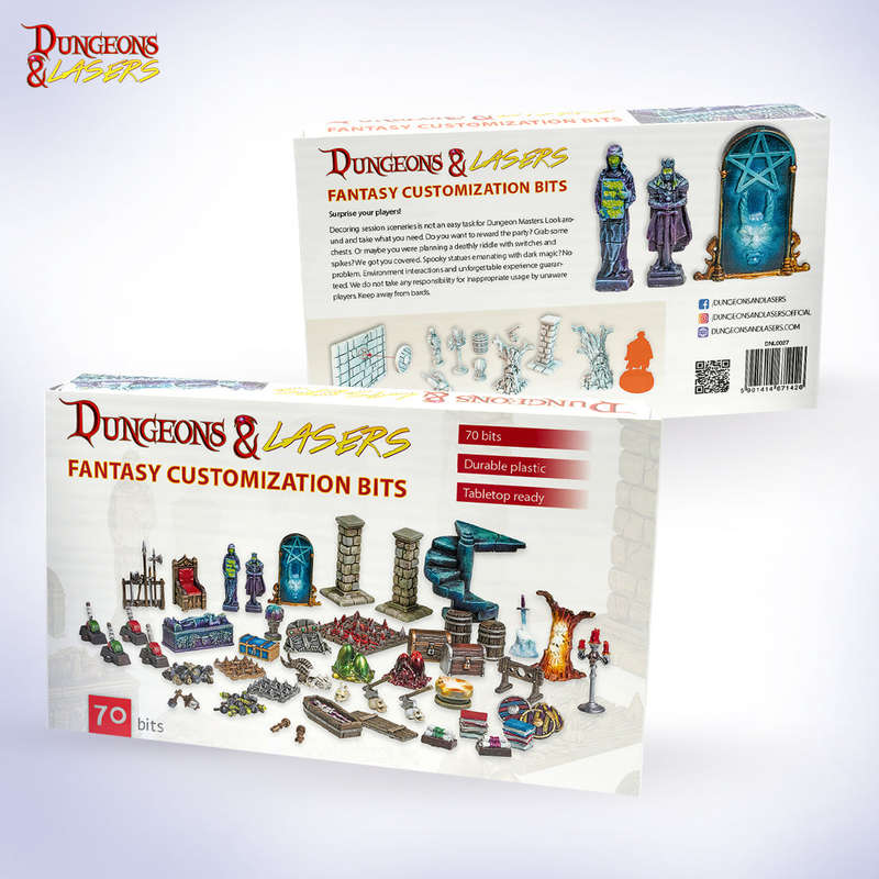 Dungeons & Lasers Fantasy Customization Bits (Miniatures)