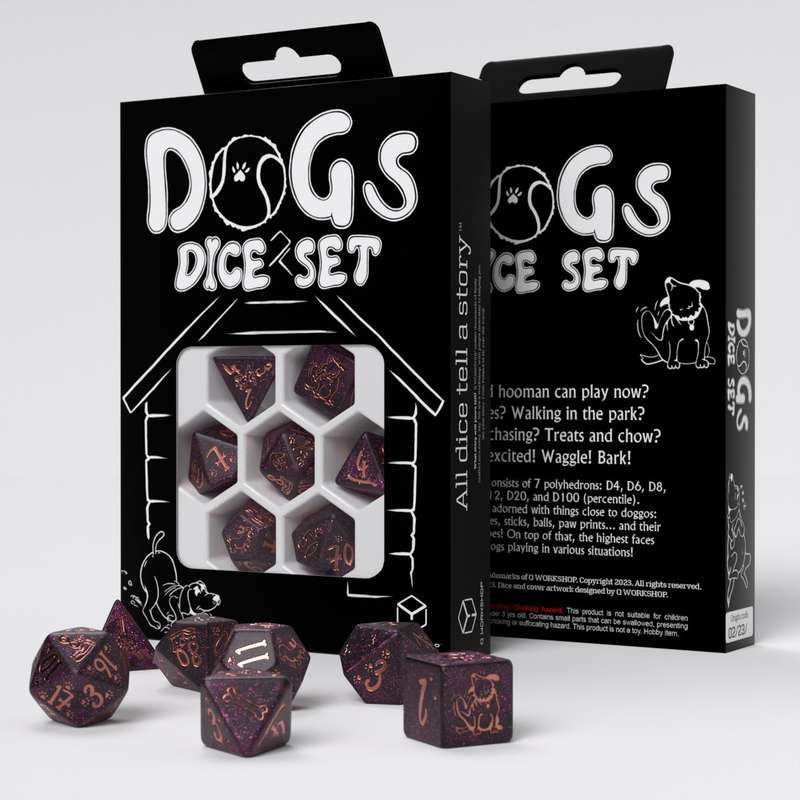 DOGS Dice Set Luna (Dice Sets & Games)