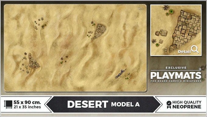 Neoprene Playmat Desert A (Board Games)