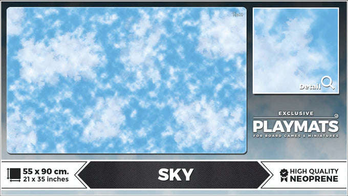 Neoprene Playmat Sky 55x90cm (Board Games)