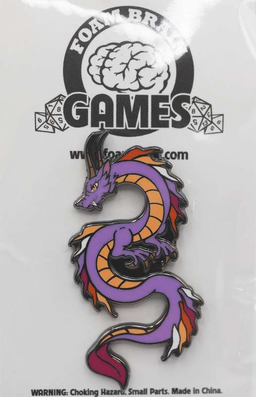 Pride Dragon Pins Lesbian (Board & Card Game Accessories)